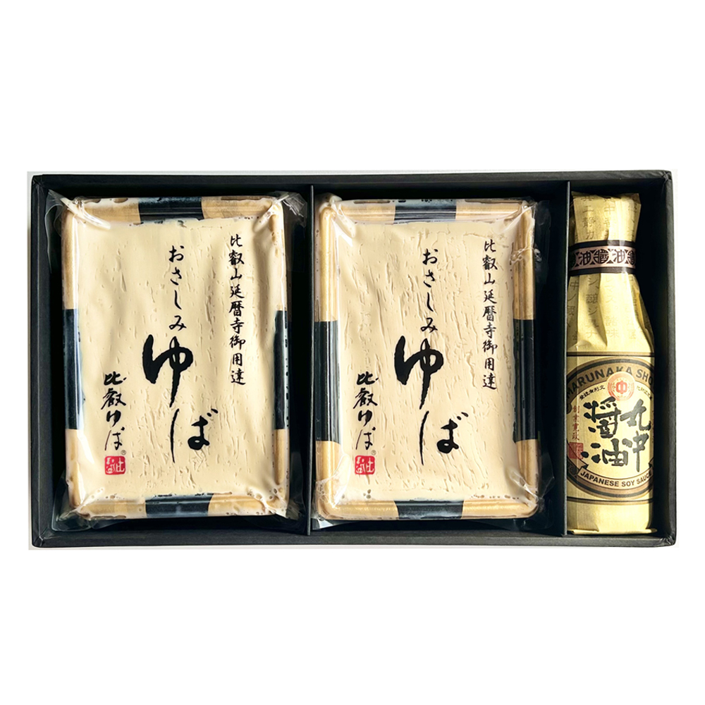 【WEB限定】 おさしみゆば・醤油ギフトセット  〈冷蔵便〉